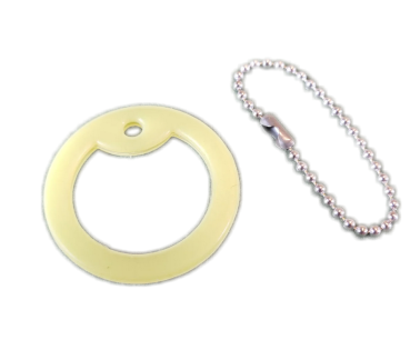 GRIM WORKSHOP®: Glow Dog Tag Silencer and Chain